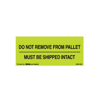 Pallet Protection Labels - 3 x 10